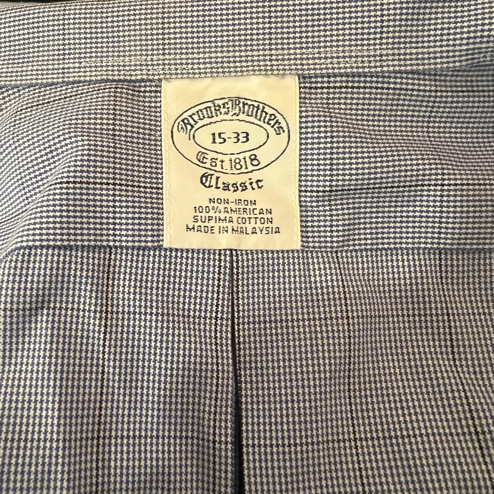 Brooks Brothers dress shirt 15-33